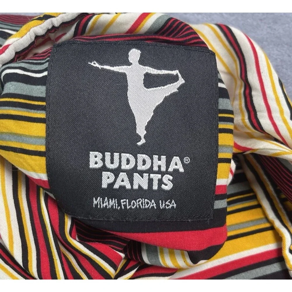 Buddha Pants NWOT The Savannah Pants drawstring striped XS boho 70s gypsy harem - Picture 3 of 7